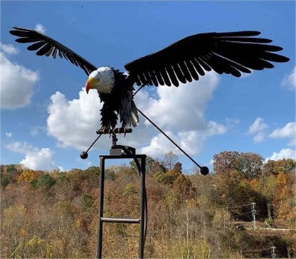 Rotating Garden Wind Spinner Metal Outdoor Decorative Lawn Sculpture
