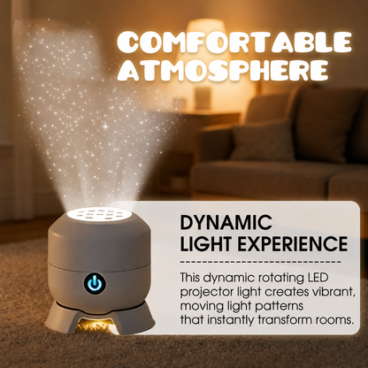 Rotating Ocean Wave Night Light Projector