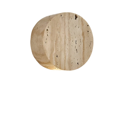 Round Wood LED Wall Light Modern Ambient Wall Sconce Decorative Indoor Lighting