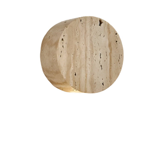 Round Wood LED Wall Light Modern Ambient Wall Sconce Decorative Indoor Lighting