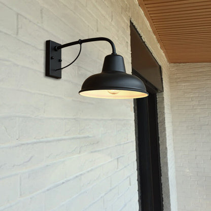 Applique da parete per esterni in stile rustico industriale, per portico e patio, attacco E26