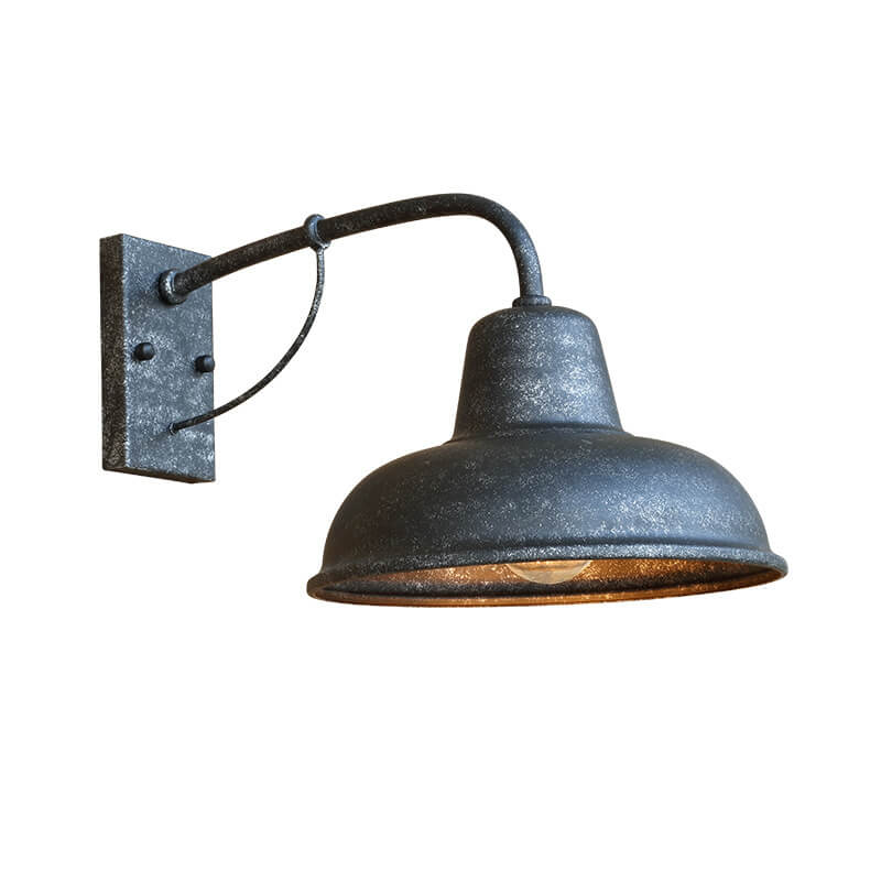 Applique da parete per esterni in stile rustico industriale, per portico e patio, attacco E26