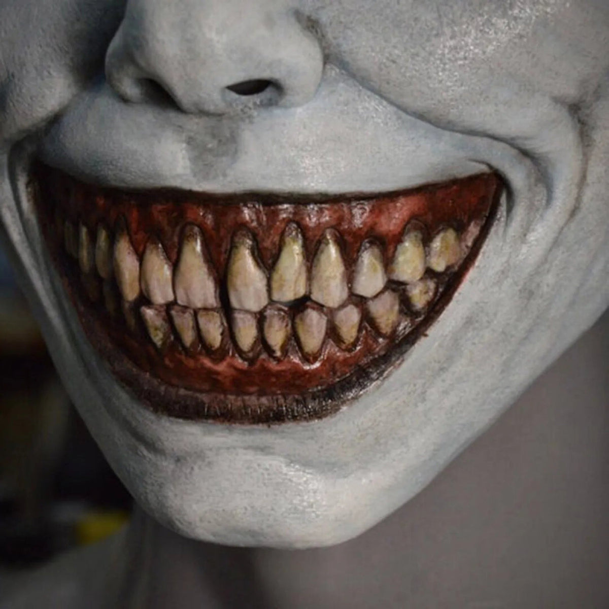 Maschera da demone spaventoso con cappuccio per Halloween, integrale, costume da cosplay per festival
