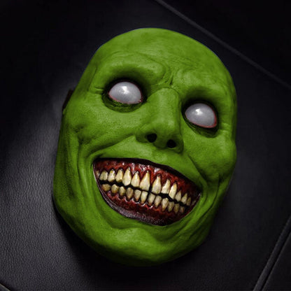 Maschera da demone spaventoso con cappuccio per Halloween, integrale, costume da cosplay per festival