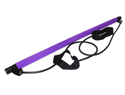 SculptFit Pilates Power Bar Portable Full Body Resistance Training Bar for Home Workouts
