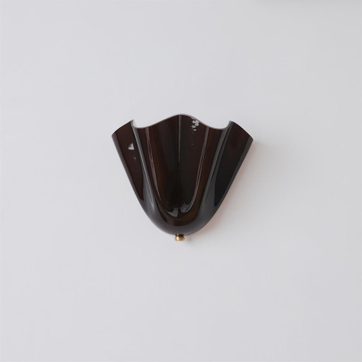 Sculptural Wall Light Glass Metal E14 Warm Glow Modern Interior