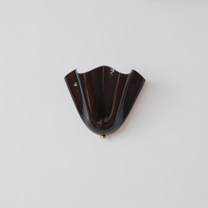 Sculptural Wall Light Glass Metal E14 Warm Glow Modern Interior