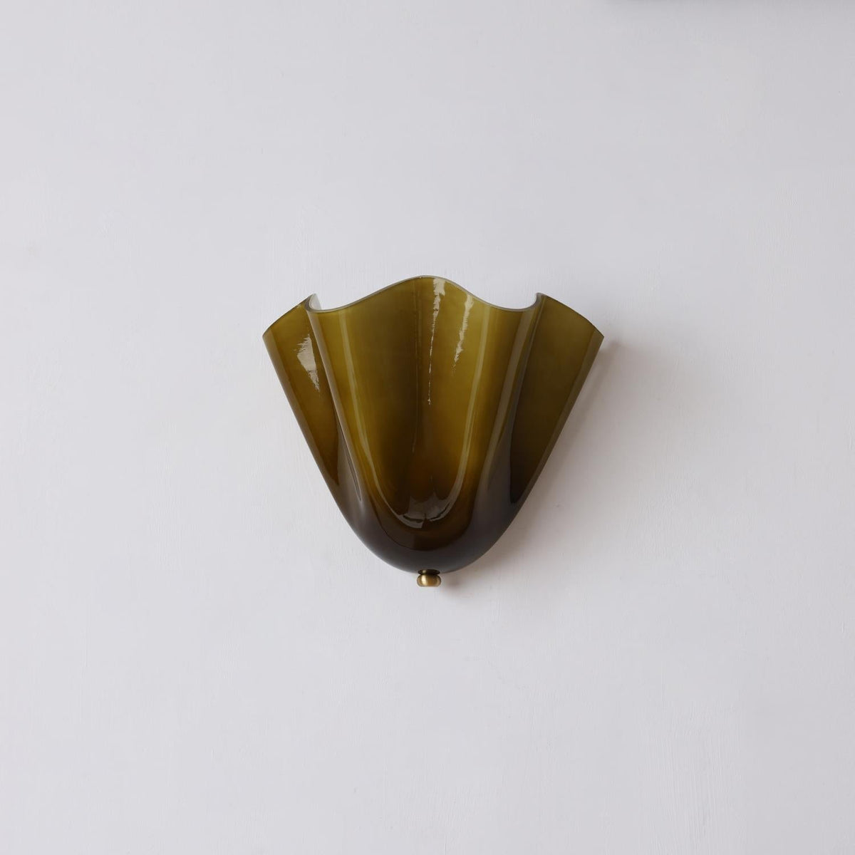 Sculptural Wall Light Glass Metal E14 Warm Glow Modern Interior