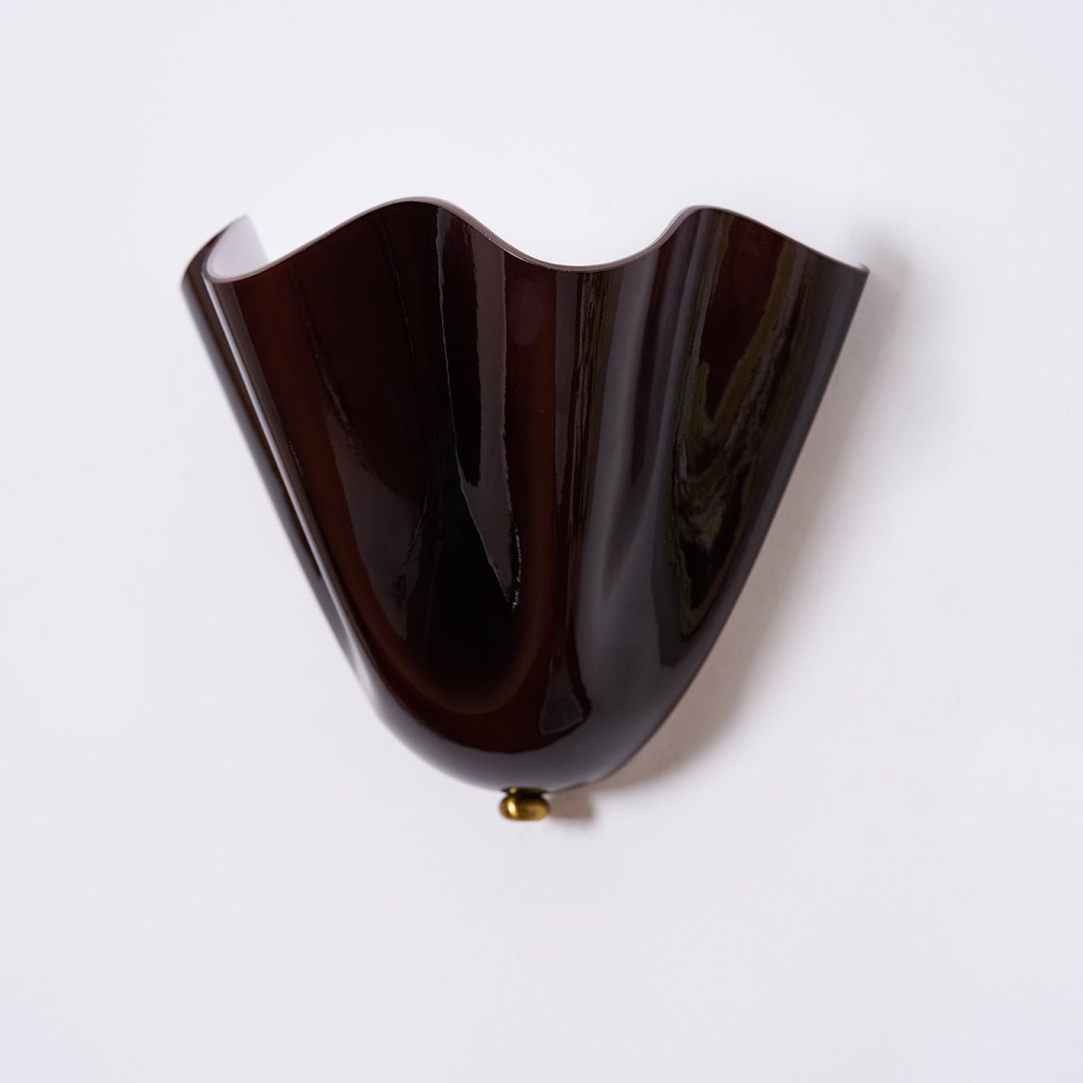 Sculptural Wall Light Glass Metal E14 Warm Glow Modern Interior