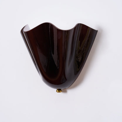 Sculptural Wall Light Glass Metal E14 Warm Glow Modern Interior