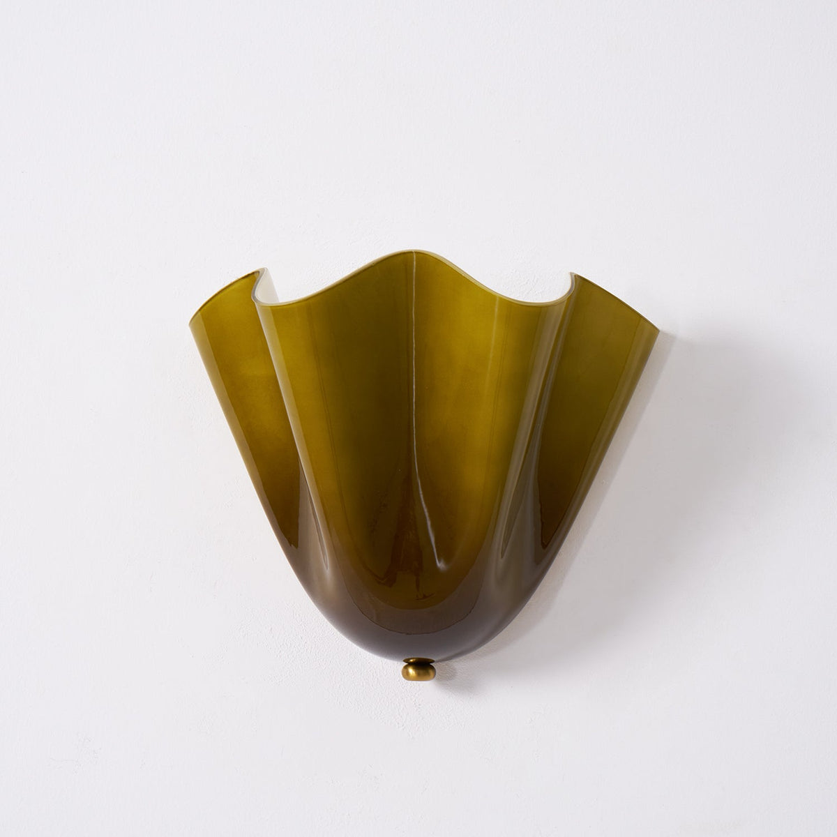 Sculptural Wall Light Glass Metal E14 Warm Glow Modern Interior