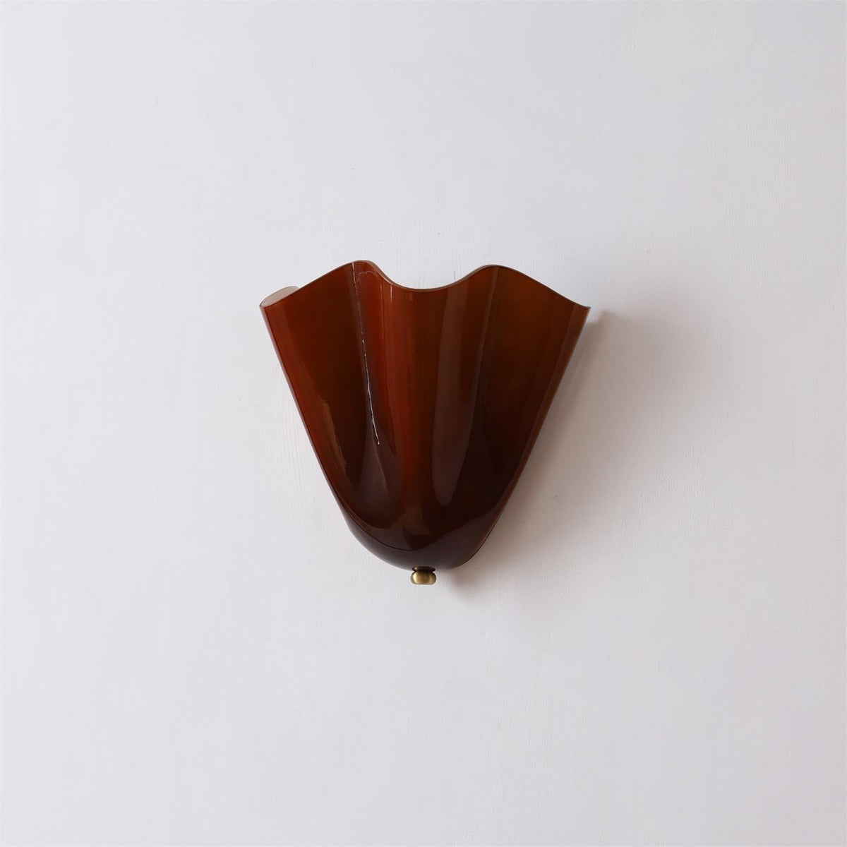 Sculptural Wall Light Glass Metal E14 Warm Glow Modern Interior
