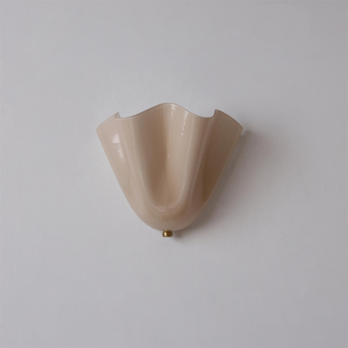 Sculptural Wall Light Glass Metal E14 Warm Glow Modern Interior