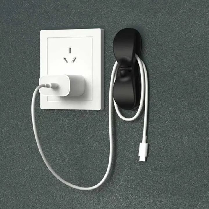 Self Adhesive Cable Organizer Clips Desk Cable Management Holder for Charging Cords USB Cables