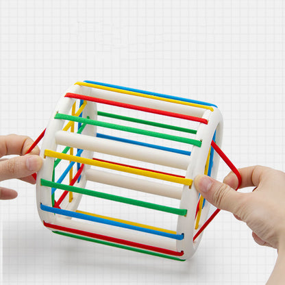 Shape Sorting Cube Early Learning Toy Compact Educational Design