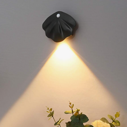 Shell-Shaped Motion Sensor LED Night Light USB Rechargeable Wireless