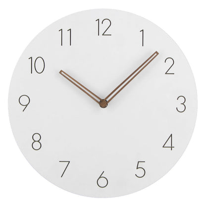 Silent Nordic Wall Clock Minimalist Design – Modern Scandinavian Wall Clock for Living Room, Bedroom & Office