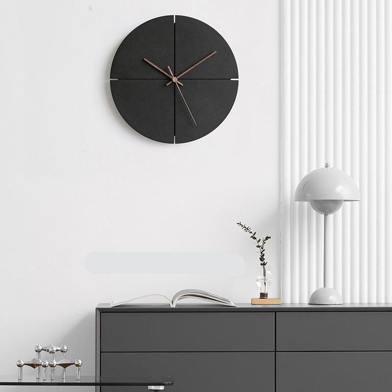 Silent Sweep Wall Clock Non Ticking Minimalist Wall Clock for Living Room Bedroom Office