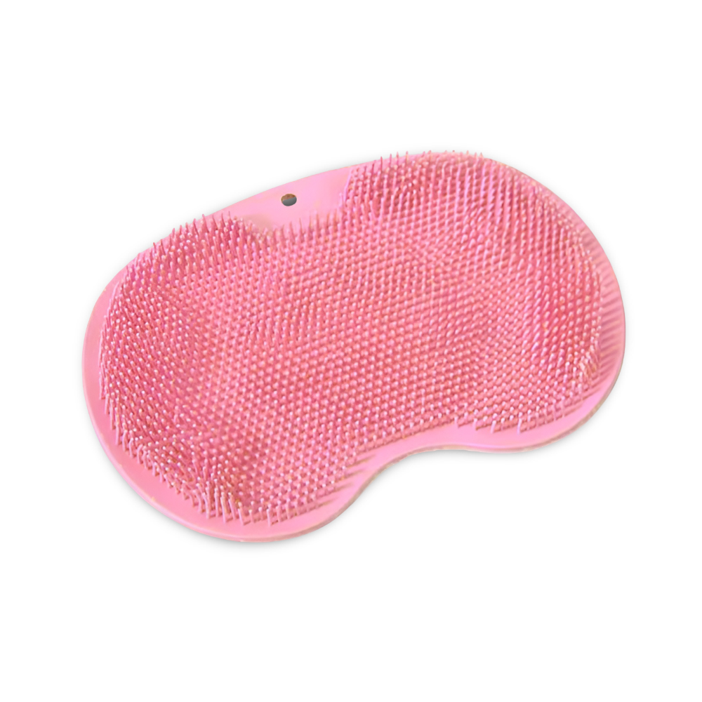 Silicone Shower Foot Scrubber Mat with Suction Cups