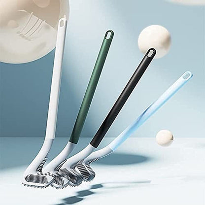 Silicone Toilet Brush Holder Golf Style Deep Clean Bathroom Hygiene