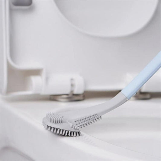 Silicone Toilet Brush Holder Golf Style Deep Clean Bathroom Hygiene