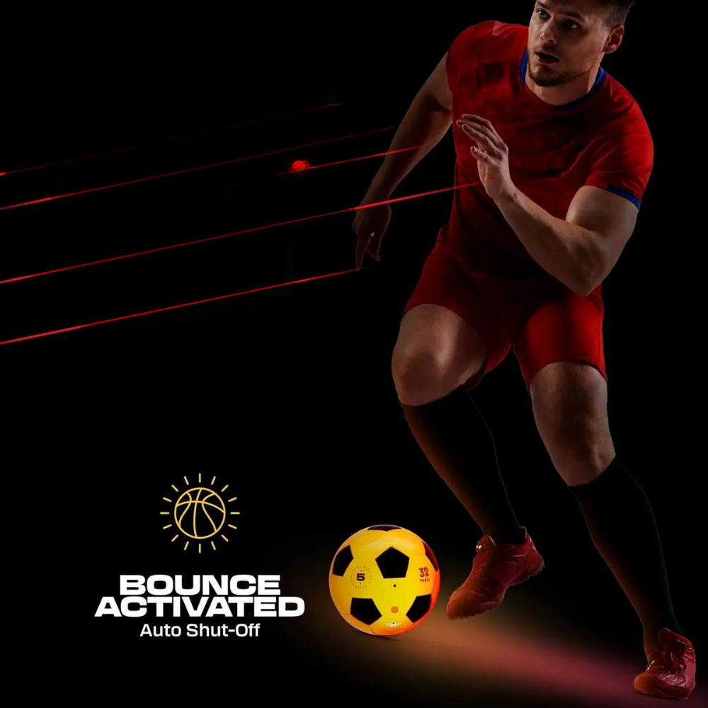 Size 5 LED Light Up Soccer Ball for Evening Play