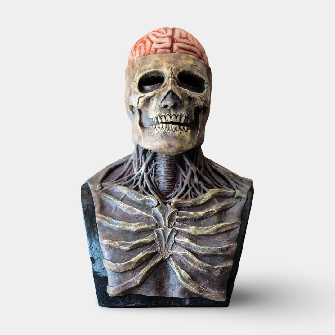Skeleton Halloween Mask Movable Jaw Full Head Cosplay Costume Accessory