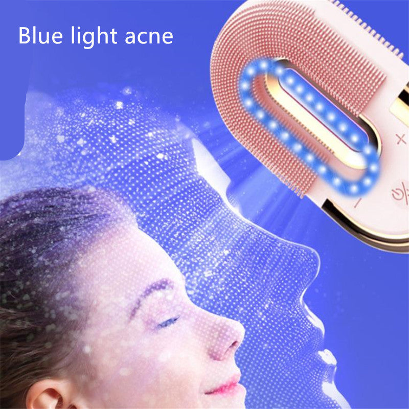 Skin Rejuvenating Facial Cleanser – Deep Cleansing Device with Red Light Therapy and EMS Microcurrent