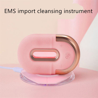 Skin Rejuvenating Facial Cleanser – Deep Cleansing Device with Red Light Therapy and EMS Microcurrent