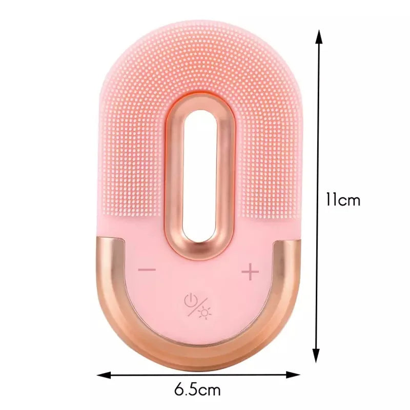 Skin Rejuvenating Facial Cleanser – Deep Cleansing Device with Red Light Therapy and EMS Microcurrent