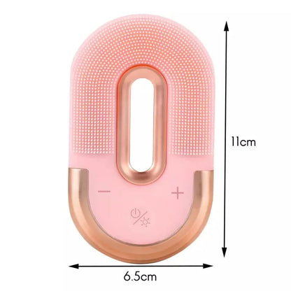 Skin Rejuvenating Facial Cleanser – Deep Cleansing Device with Red Light Therapy and EMS Microcurrent