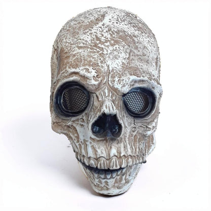 Skull Halloween Mask Moving Jaw Full Head Cosplay Costume Accessory