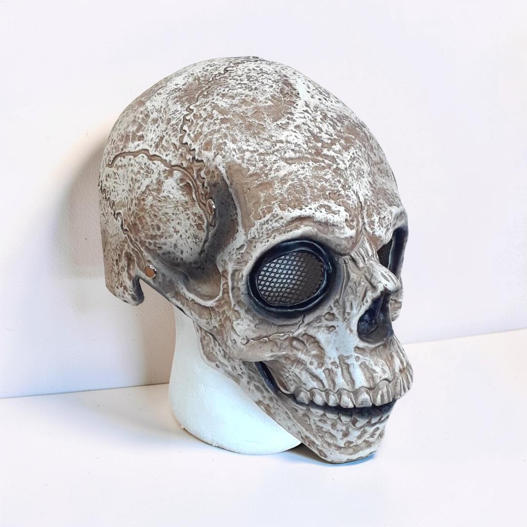 Skull Halloween Mask Moving Jaw Full Head Cosplay Costume Accessory
