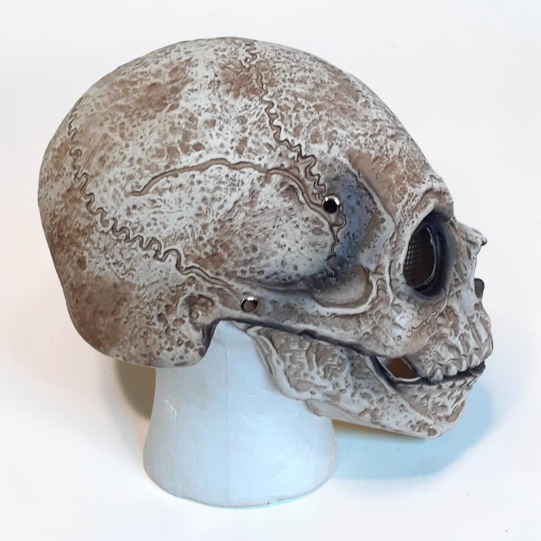 Skull Halloween Mask Moving Jaw Full Head Cosplay Costume Accessory