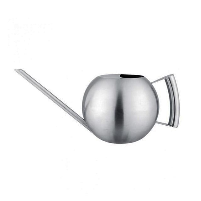 Slim Metal Watering Can with Precision Spout for Indoor Plants