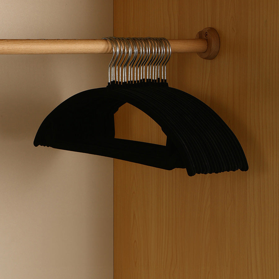 Slim Non Slip Clothes Hangers 10 Piece Space Saving Closet Organiser