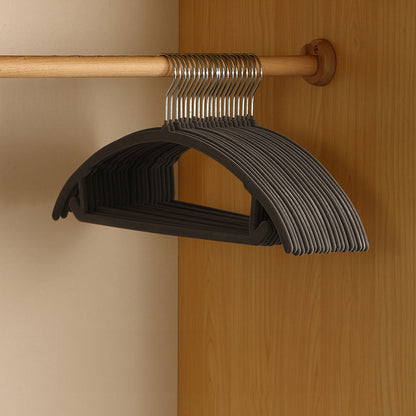 Slim Non Slip Clothes Hangers 10 Piece Space Saving Closet Organiser