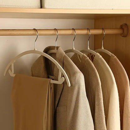 Slim Non Slip Clothes Hangers 10 Piece Space Saving Closet Organiser