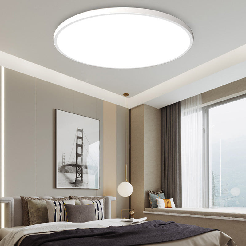 Slim Round LED Ceiling Light Flush Mount for Bathroom Balcony Indoor Spaces