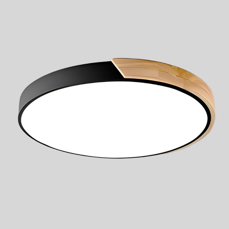 Plafoniera LED rotonda sottile, moderna e minimalista, a tre colori, per interni