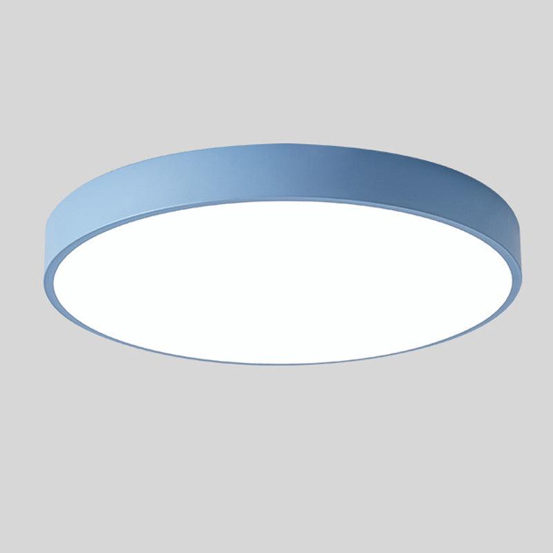 Plafoniera LED rotonda sottile, moderna e minimalista, a tre colori, per interni