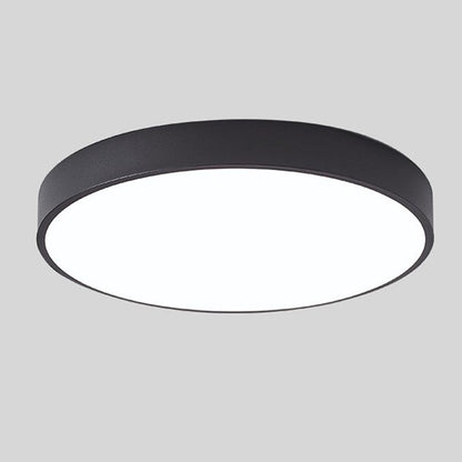Plafoniera LED rotonda sottile, moderna e minimalista, a tre colori, per interni