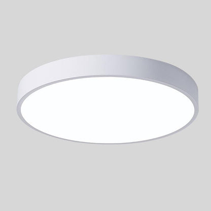 Plafoniera LED rotonda sottile, moderna e minimalista, a tre colori, per interni