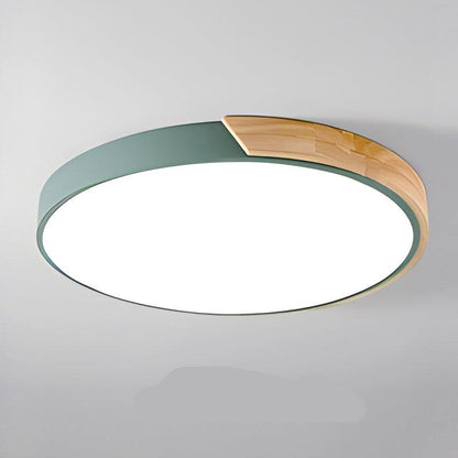 Plafoniera LED rotonda sottile, moderna e minimalista, a tre colori, per interni