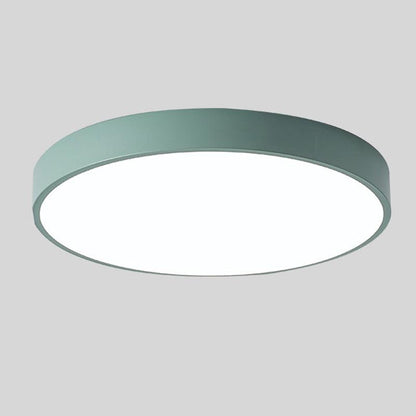 Plafoniera LED rotonda sottile, moderna e minimalista, a tre colori, per interni
