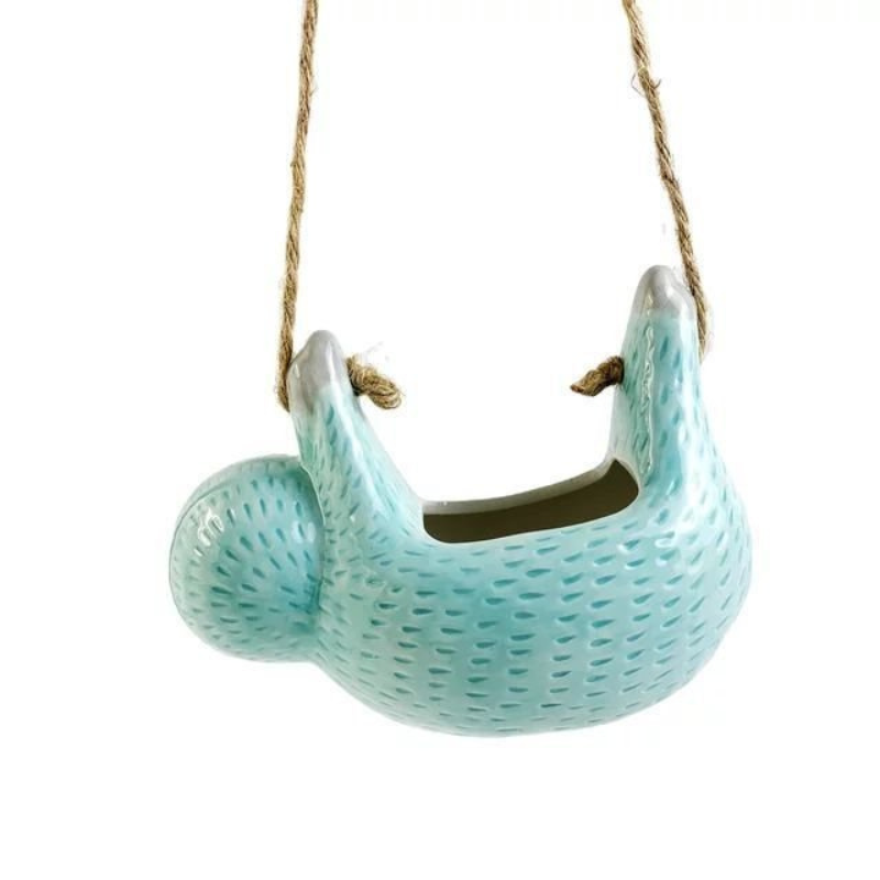 Sloth Hanging Plant Pot Decorative Hanging Planter for Indoor Plants & Home Decor