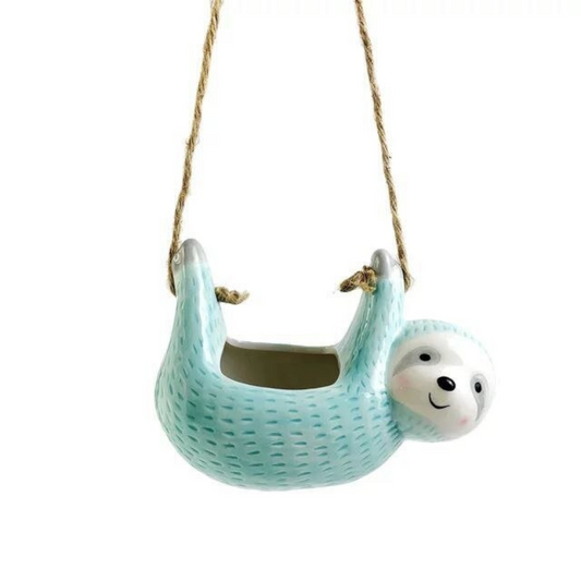 Sloth Hanging Plant Pot Decorative Hanging Planter for Indoor Plants & Home Decor