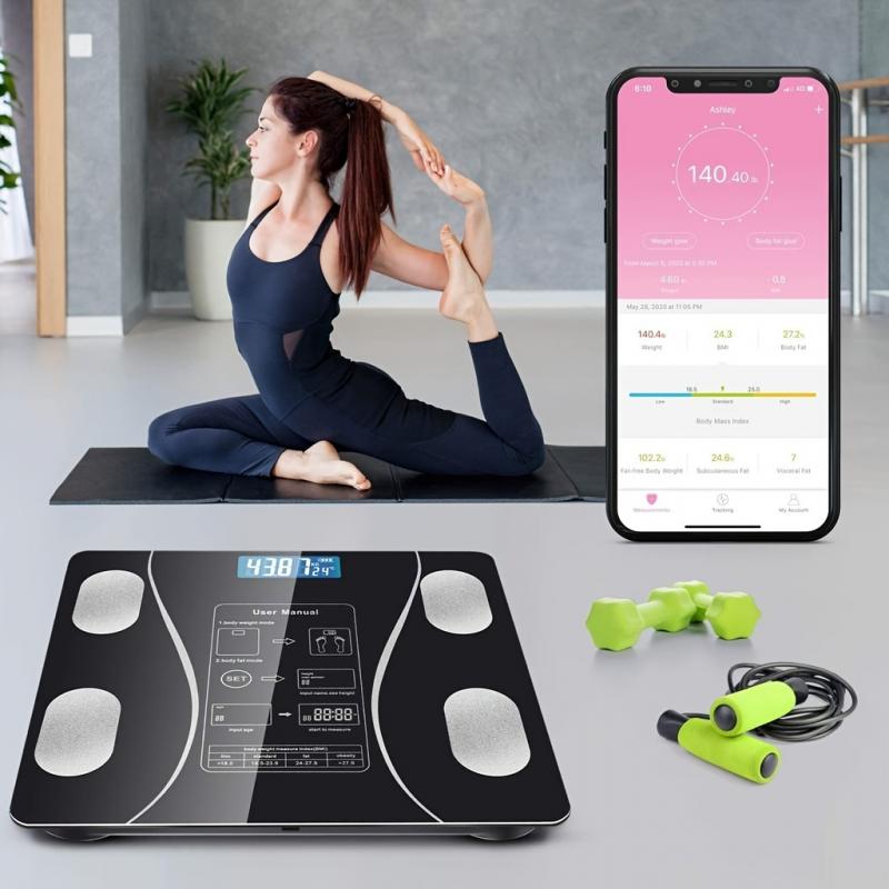 Smart Body Fat Scale Digital Bathroom Scale with App 11 Body Metrics
