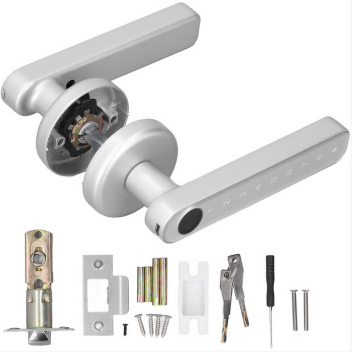 Smart Fingerprint Door Lock with Handle Keyless Entry Keypad Access