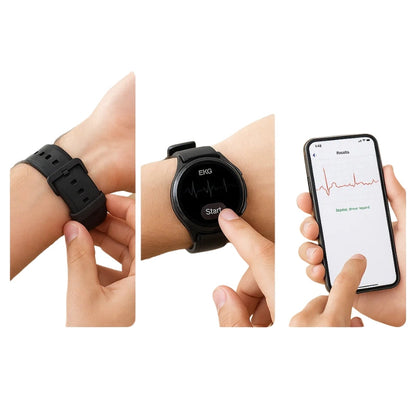 Smart Fitness Watch with SOS Alert Heart Rate Monitor Activity and Sleep Tracker